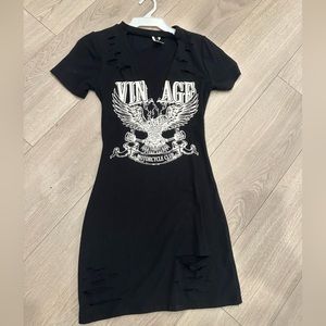 Black tshirt dress